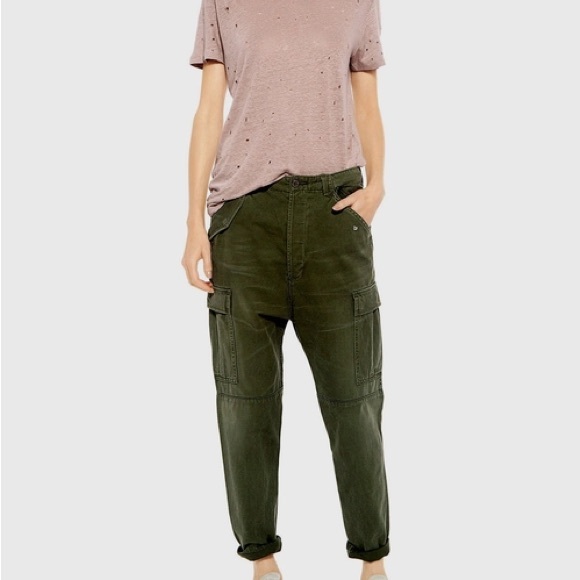 IRO distressed pink T-shirt size small - Picture 2 of 5